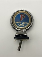 Vintage Gem Ford Hood Ornament With Stem Double Sided