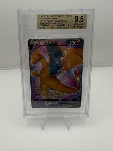 Charizard V graded BGS 9.5 for sale on eBay