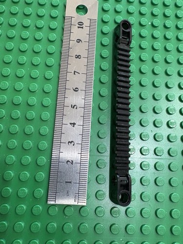 LEGO TECHNIC Technic, Lenkgetriebe Zahnstange 1 x 13 mit Achse und Stiftlöchern - SCHWARZ