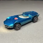 Hot Wheels Redline, Turbofire, Aqua, 1968 - US, Looks Blue In Photos