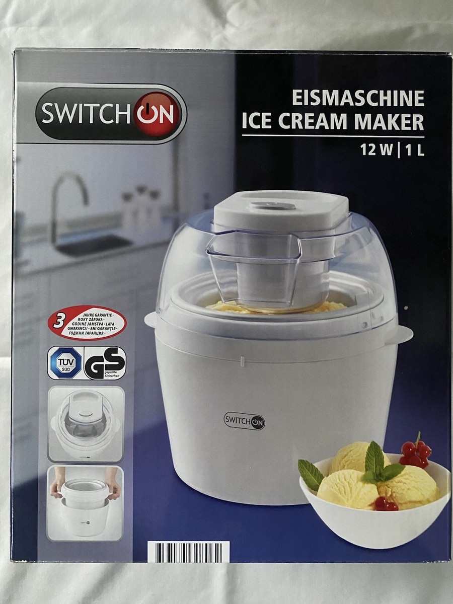 switch on ice cream maker