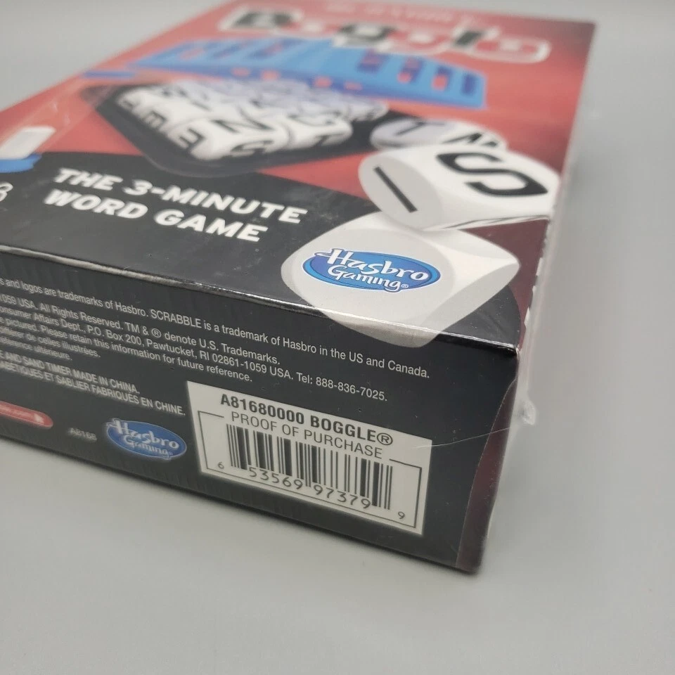 Hasbro Boggle from the Makers of Scrabble 3 Minute Word Game Family Game Night - Image 3 of 4
