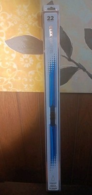 NEW 22'' CLIX WIPER BLADES CLICK N GO IN Factory Packaging Color Is Blue 