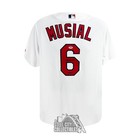 Stan Musial 3630 Autographed St Louis Cardinals Majestic White Jersey - PSA/DNA