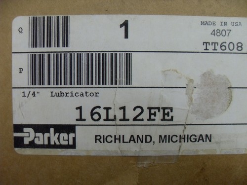 ⭐NEU IM KARTON⭐ PARKER 16L12FE 1/4" PNEUMATISCHER LUFTLEITUNGSSCHMIERSTOFFGEBER - Bild 2 von 12