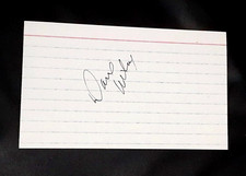DAVE WILCOX SAN FRANCISCO 49ERS HOF LINEBACKER AUTOGRAPHED SIGNED INDEX CARD 3X5