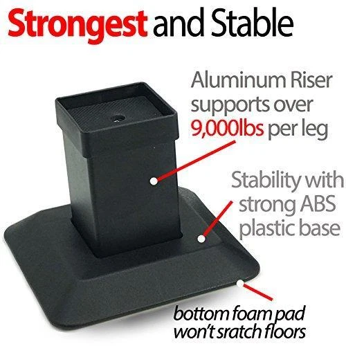 Iprimio aluminum 2024 bed riser
