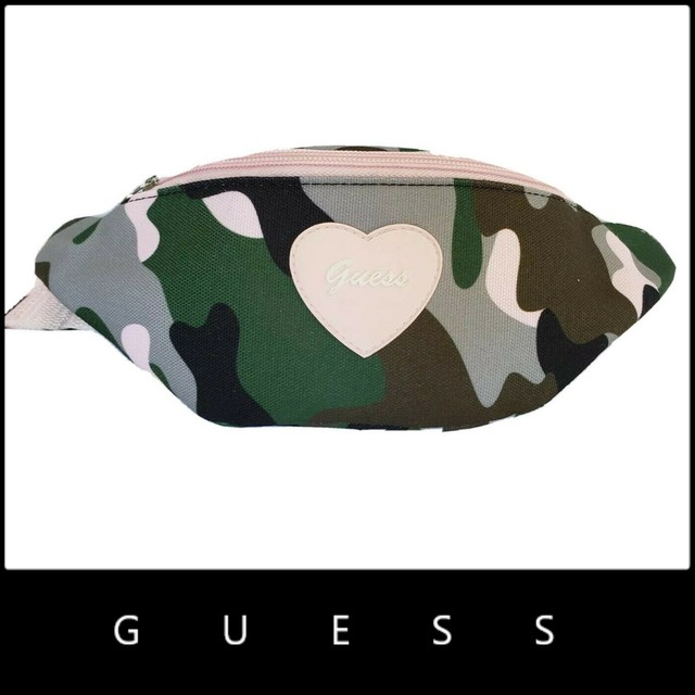 guess fanny pack pink