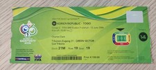 Ticket 2006 South Korea vs. Togo World Cup #14