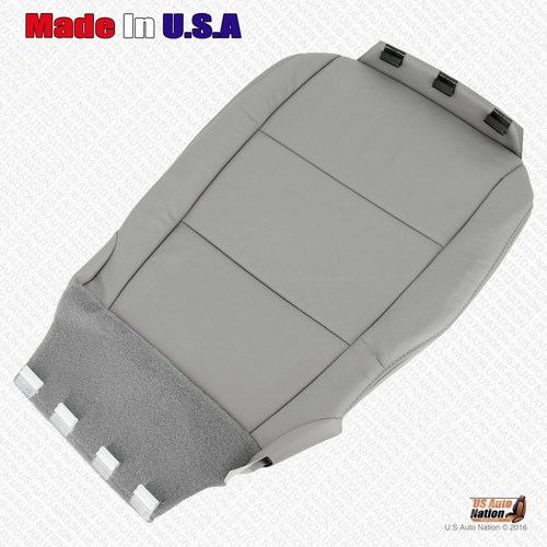 For 2012 2013 Honda Pilot Front Driver Side Bottom Leather Seat Cover Gray - Picture 7 of 9