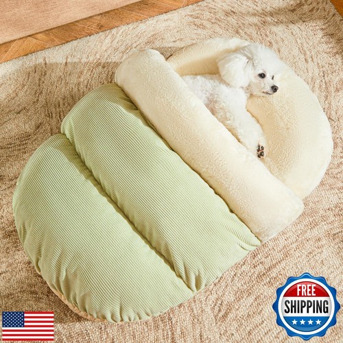 Bed for Dog and Cat, Pet Bed, Ultra Soft Cute Plush Slipper Cat Cave Bed, Ant