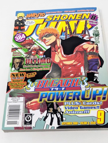 Shonen Jump Manga Magazine Volume 6 Issue 9 Number 69 September 2008 - Bleach - Imagen 2 de 4
