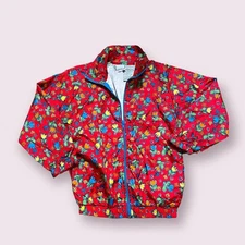 JPI Company Vintage Retro Colourful Colorful Jacket Windbreaker Kids 90’s Size 6