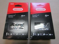 2 Pack Oregon 72EXJ091G Full Skip Chisel Chainsaw Chain 3/8 .050 91 DL 28" Bars