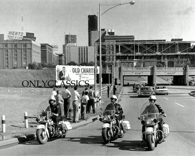 Harley R. Kennedy 1963 HARLEY DAVIDSON MOTORCYCLE MOTORCADE PRESIDENT KENNEDY 8X10 PHOTO ...
