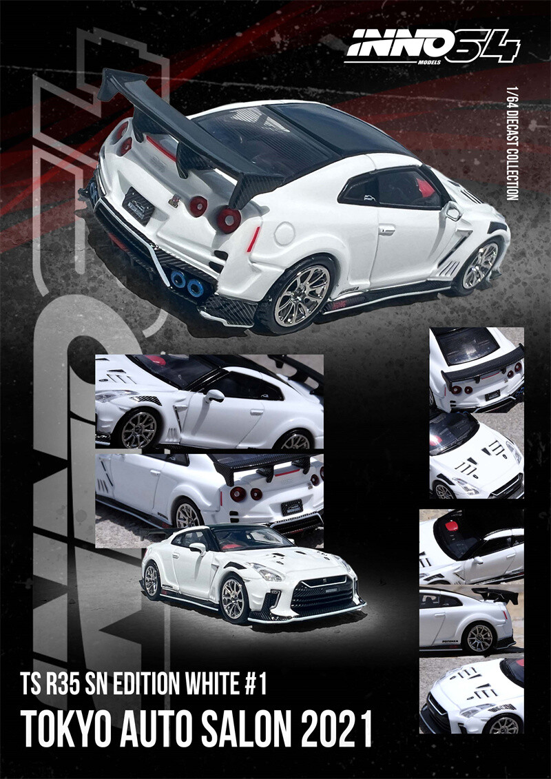INNO64 イノモデル 1/64 GT-R R35 TAS KL 1 DIECAST GRAIL STORE | 2024 TAS Tokyo Auto Salon KL INNO64