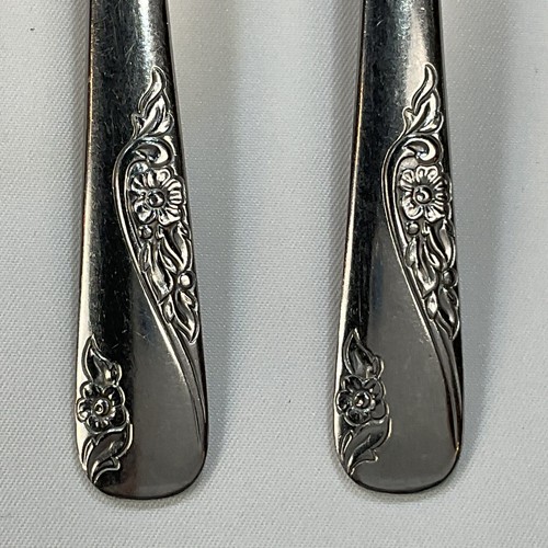 30 Pc Vintage Everbrite FAVORITE Stainless Steel Flatware Set USA MCM - Picture 17 of 21