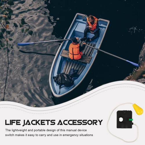 Interruttore Dispositivo Manuale Gonfiabile Giubbotti di Salvataggio Gilet Accessorio - Foto 11 di 12