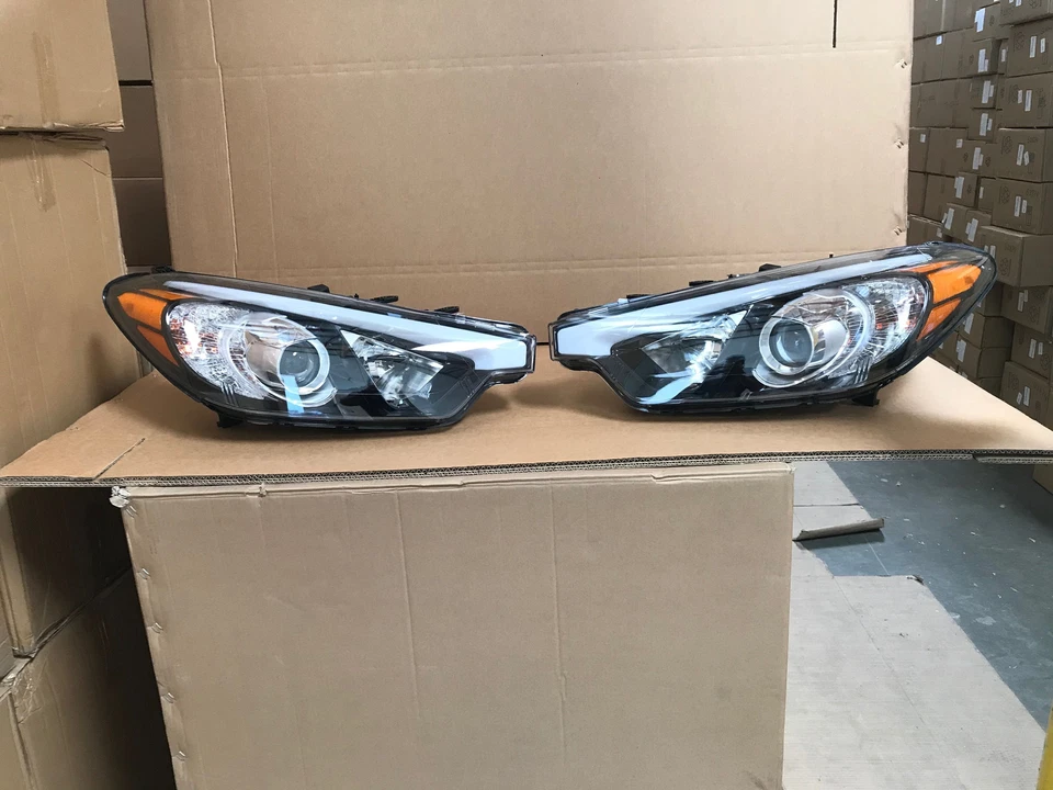 Faro halógeno para Kia Forte LX EX Forte5 2014 2015 2016 sin LED izquierdo derecho Foto 2 de 4