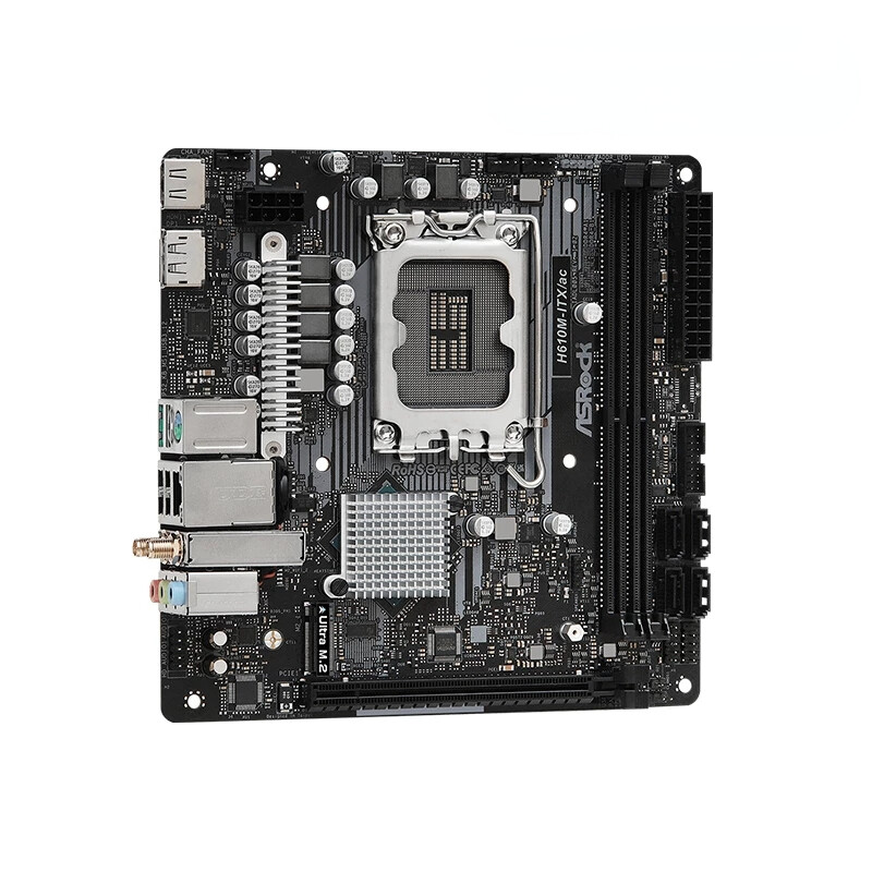For ASRock H610M-ITX/ac Desktop For Intel H610 DDR4 Motherboard