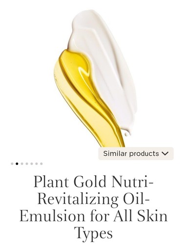 Clarins Plant Gold Nutri Revitalizing Oil Emulsion All Skin Types 1.1 oz NIB - Picture 2 of 5