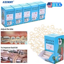 Dental Orthodontic Zoo Pack Elastics Rubber Bands Latex Braces Force 3.5/5.0/6.5