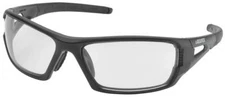Delta Plus Rimfire Safety Glasses Matte Black Frame Clear Anti-Fog Lenses Z87+