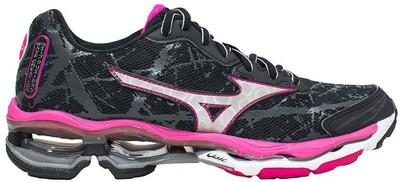 Mizuno Wave Creation 16 Women's Running Shoes Size 7.5 J1GD150103 Black, Pink | eBay