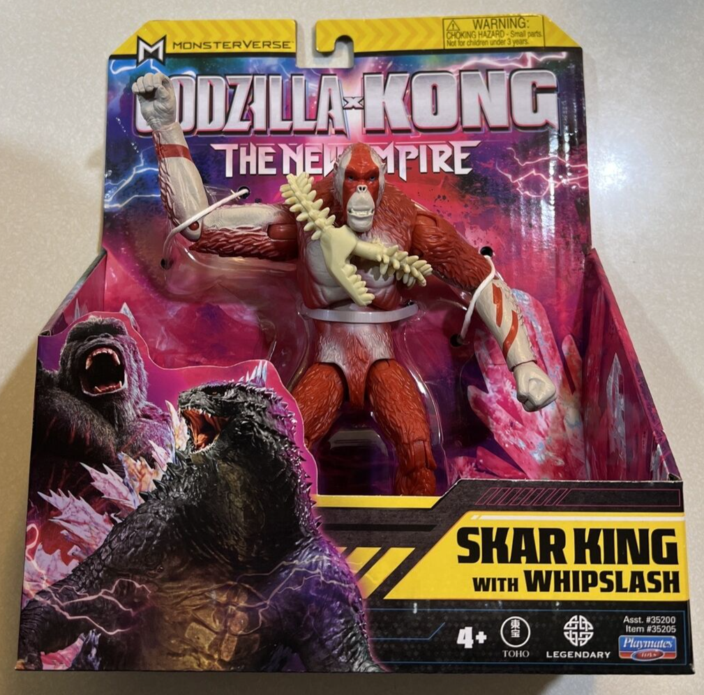 New 2024 Playmates Godzilla X Kong: The New Empire SKAR KING