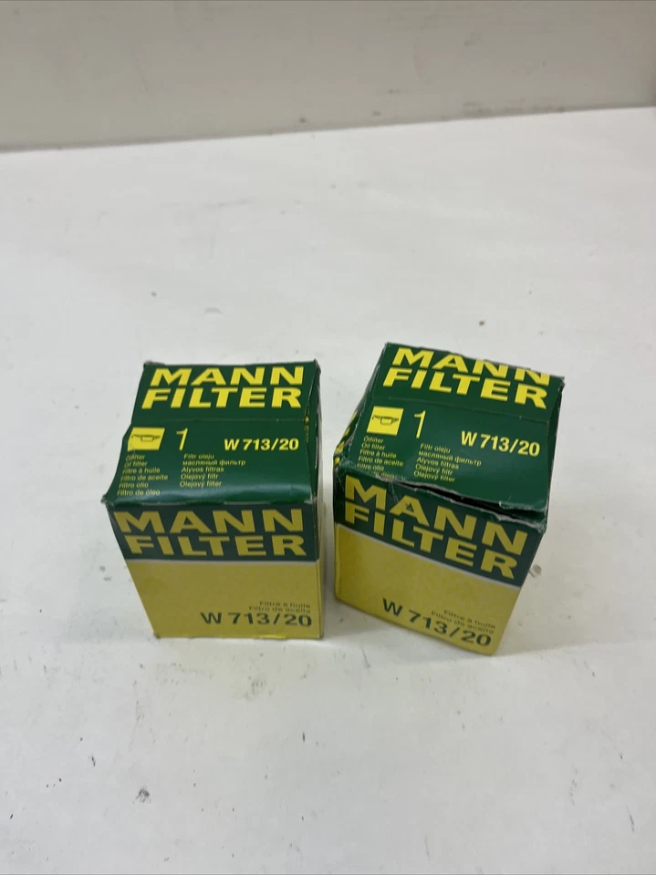 Filtro de óleo do motor Carrera MANN W713/20 (par) - Imagem 2 de 2