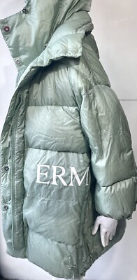 ERMANNO SCERVINO Crinkle Padded Hooded  Jacket/ Coat One Size
