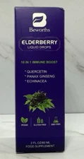 Beworths✨Elderberry Liquid Drops ✨10 in 1 Immune Boost✨Quercetin✨Panax✨Ginseng