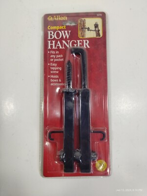 Allen Compact Portable Easy Tapping Screw 2 Arm Bow & Accessories Hanger #5270