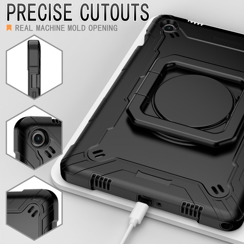 Custodia Samsung Galaxy Tab A9 Plus/A9+ 5G resistente supporto cinturino antiurto - Foto 11 di 40
