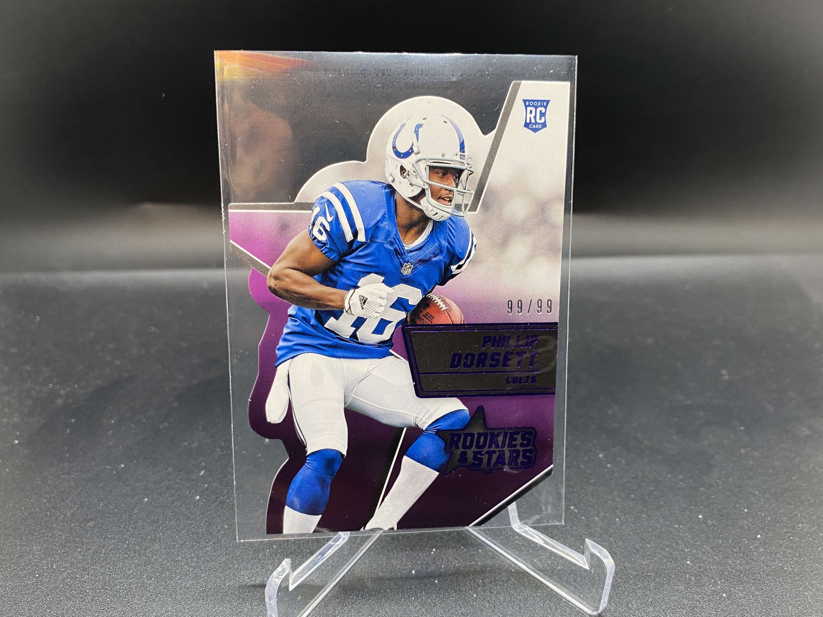 Phillip Dorsett Panini Rookies & Stars Die-Cut Rookies #RSR4 Purple