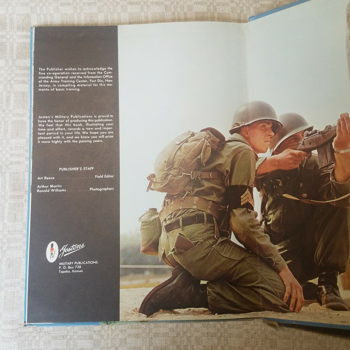 US Army Infantry Fort Dix Training Year Book 1966 Vietnam Era