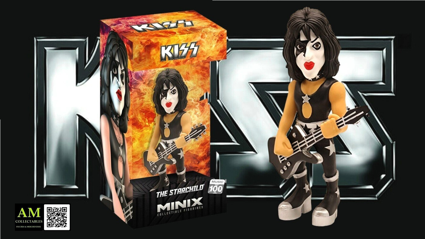 MINIX ROCK  - KISS THE STARCHILD - PAUL STANLEY - VINYL FIGUR  - #100 - NEU/OVP