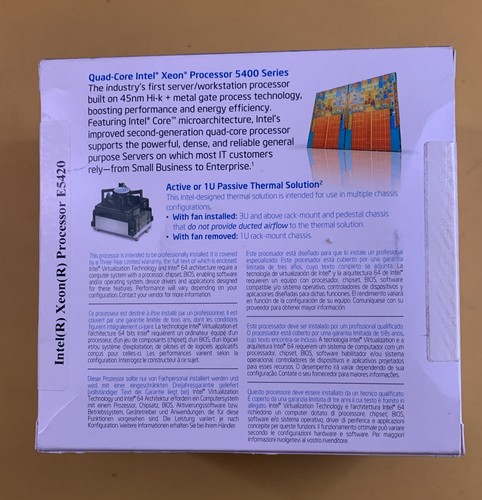Brand New Intel Xeon Inside Quad-Core Server Processor 5400 series E5420 - Picture 2 of 7