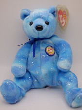 Ty Beanie Babies - Clubby VI the Bear [Blue] - (2003, Retired)