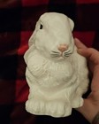 Pacific Rim Ceramic Snow Bunny Rabbit White Easter 9006 With Box 7"x5.5" VTG — photo 3