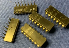 L741-3 SIGNETICS 741-3 741N LM741 IC  Vintage 1974 14-PIN RARE COLLECTIBLE QTY-1