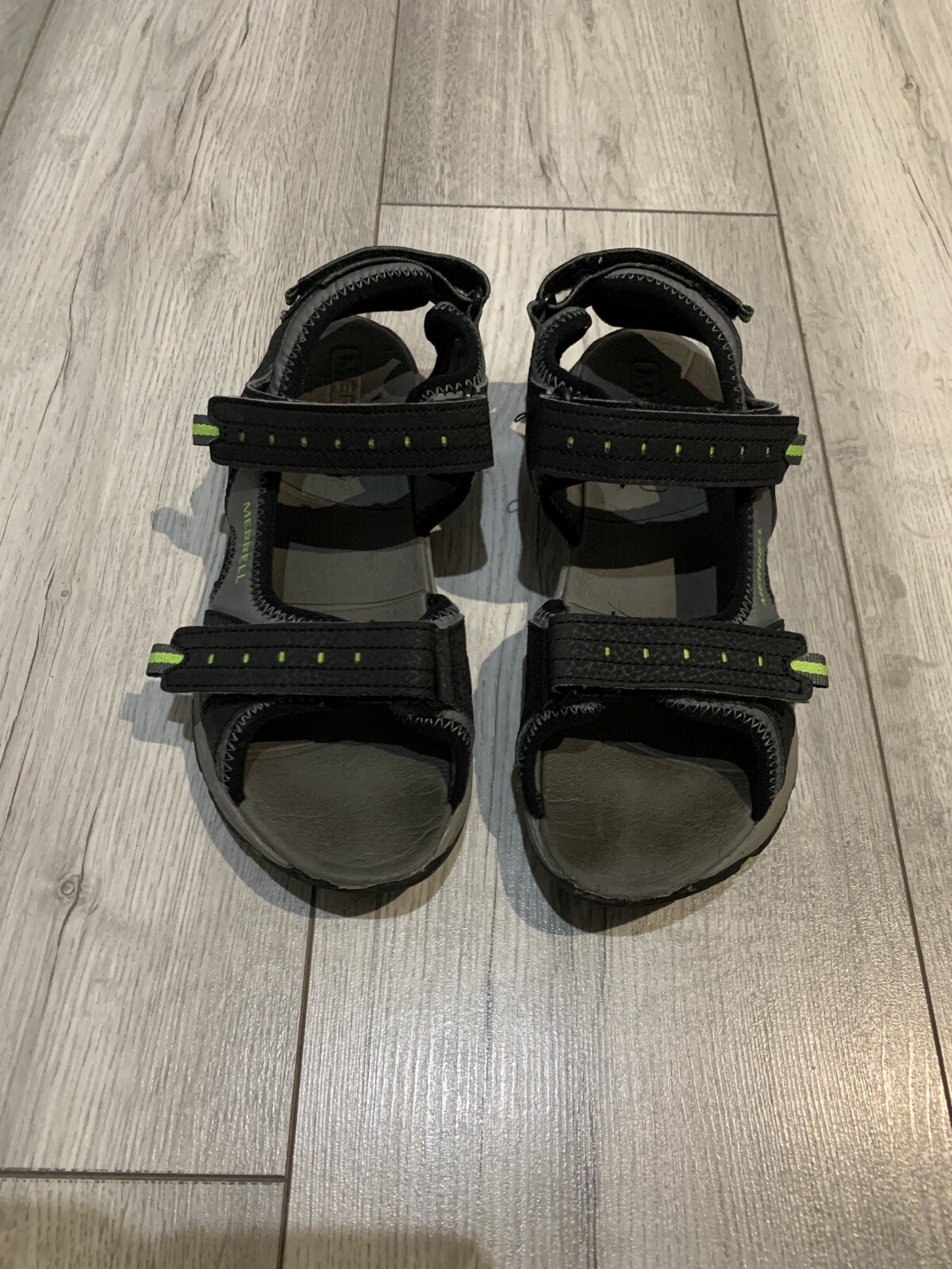 Merrell Panther Sandali Junior Ragazzo Grigio Scuro Taglia Uk3