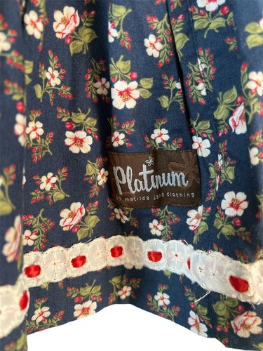 Matilda Jane Platinum Emily Floral Melsa Top NWOT Size 4 # 8/8 - Picture 3 of 4