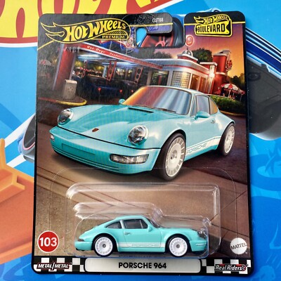 🔥2024 Hot Wheels Boulevard Porsche 964 Premium Carrera 2 Coupe
