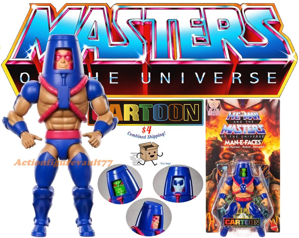Masters of the Universe MOTU Origins Filmation MAN-E-FACES Cartoon Collection