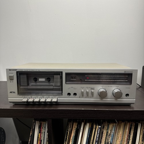 Sharp RT100 Home Stereo METAL Dolby Cassette Deck Player Tested And