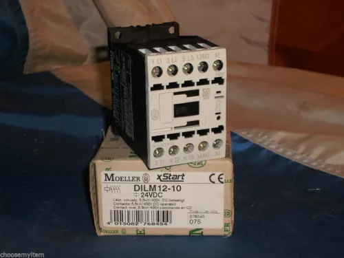KLOCKNER MOELLER DILM12-10 CONTACTOR 24VDC DILM1210 276845 XTCE012B10TD