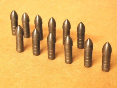 Precision Bullet Target Points for 1913 Aluminum Arrows - 125 grain - New Dozen