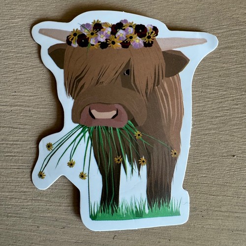 Highland Cows Scrapbooking Stickers - Set of 50 Cute Animal Decals - Picture 3 of 9