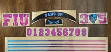 Florida International University / FIU Panthers Football 2022 Vice U Decal Set